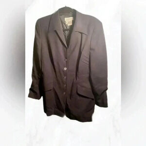 Vintage Escada black long sleeve 5 button  blazer 38